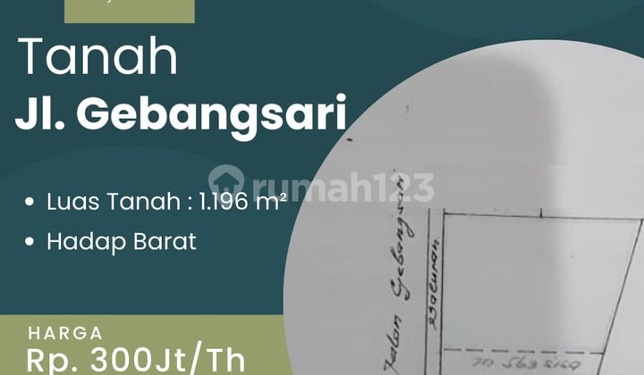 Disewakan Tanah Gabangsari Genuksari Semarang Disewakan Tanah Gabangsari Genuksari Semarang