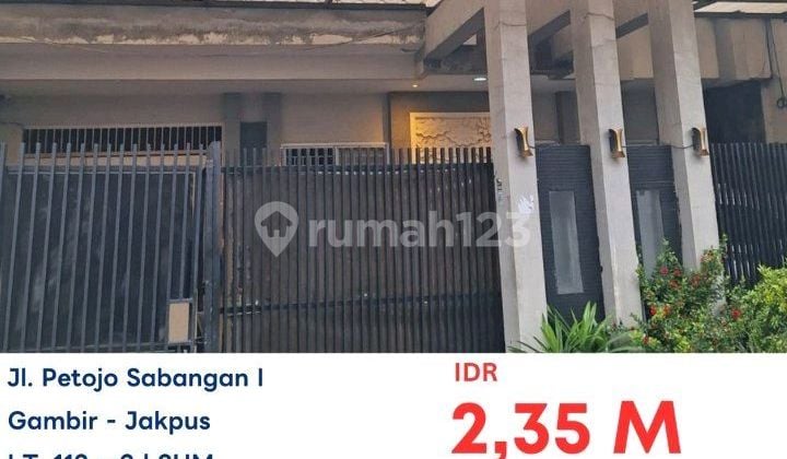 Lelang Rumah Petojo Jakpus