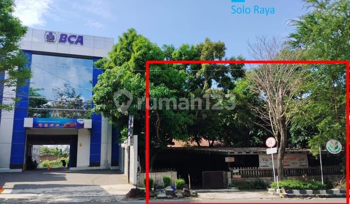 Tanah Luas Strategis Sudah Tembok Keliling Di Pinggir Jalan Raya Utama Tengah Kota Boyolali