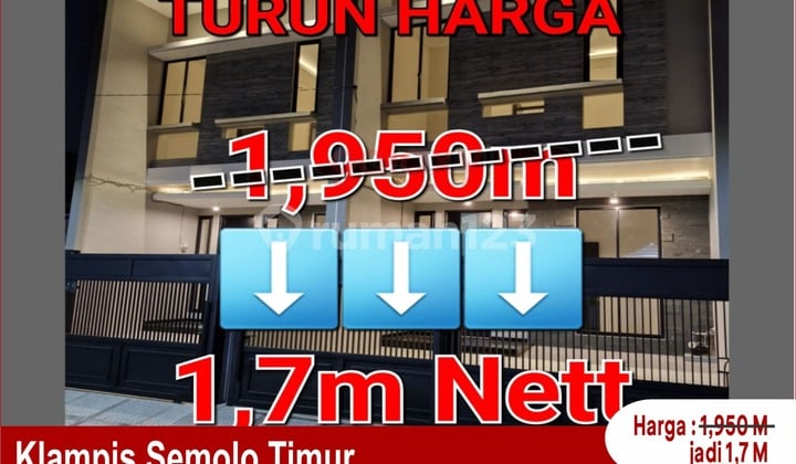 Rumah Daerah Klampis Semolo Timur Surabaya