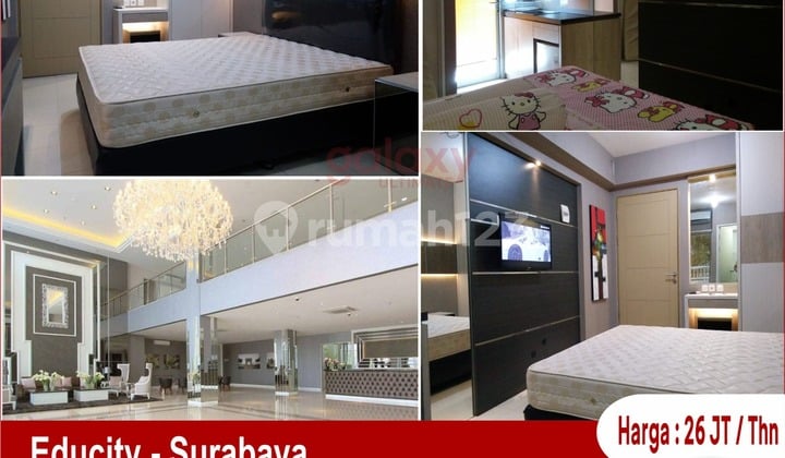 Apartemen Studio Furnish Educity Yale Surabaya