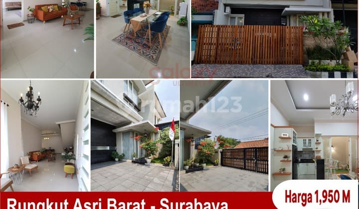 Rumah Siap Huni 2 Lantai di Rungkut Asri Barat Surabaya