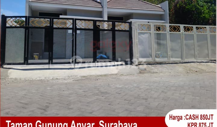 Rumah Cantik 1 Lantai di Taman Gunung Anyar Surabaya