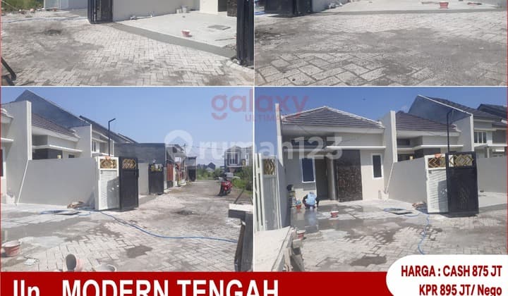 Rumah Baru 1 Lantai Jl. Modern Tengah Surabaya