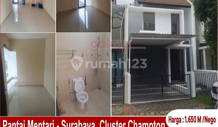 Rumah 2 Lantai Di Pantai Mentari Surabaya