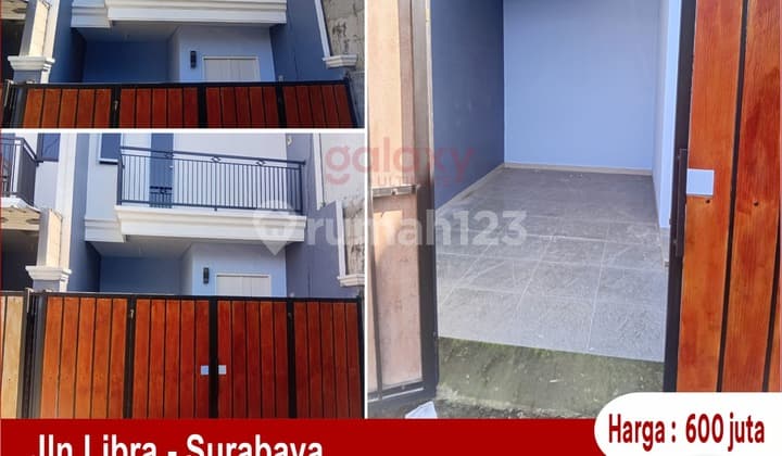 Rumah Baru 2 Lantai di Jalan Libra Surabaya
