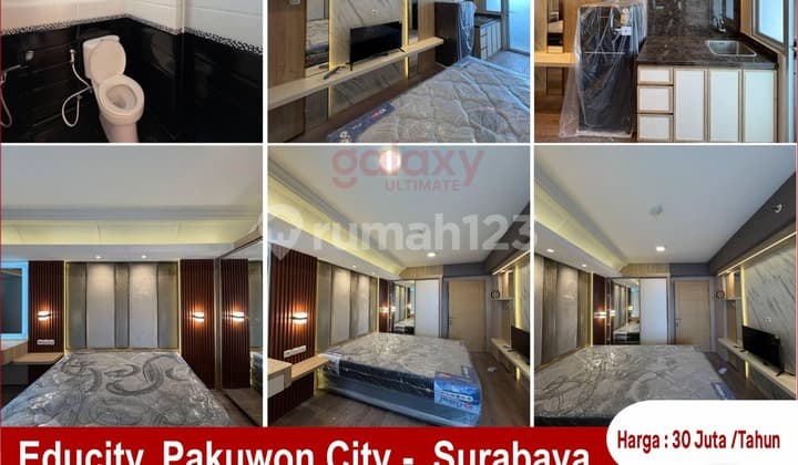 Furnished Studio Apartment in Educity Surabaya