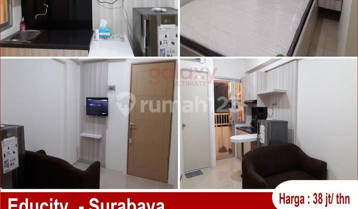 Apartemen Furnish 2 BR Educity Princeton Surabaya