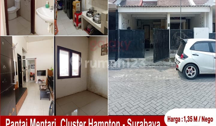 Rumah 3 Lantai Di Pantai Mentari Surabaya