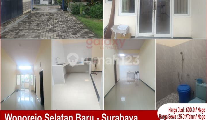 Rumah Baru 1 Lantai di Wonorejo Selatan Baru Surabaya