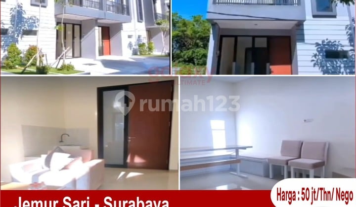 Rumah 2 Lantai Dalam Cluster Jemur Sari Surabaya