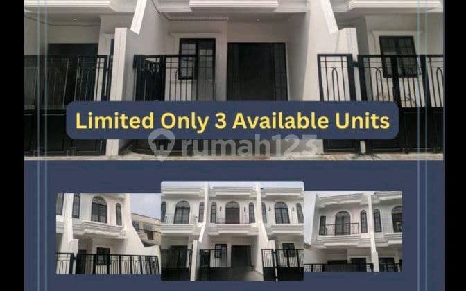 Rumah Baru 2 Lt Di Otista Strategis Design Classic Modern Jaktim