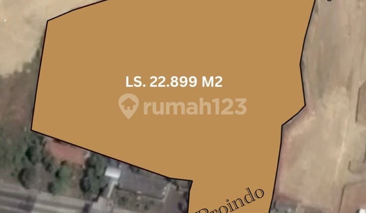 Dijual Cepat 2-22Ha Tanah Komersial Dipinggir Jalan Raya Interchange Karawang Barat