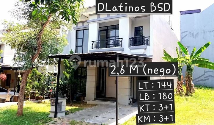Rumah 2 Lantai Di Delatinos Bsd