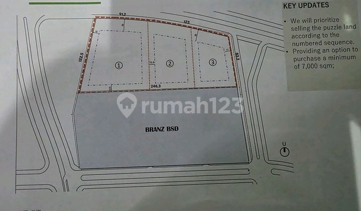 Kavling Komersial Bsd Sblh Apart Branzz
