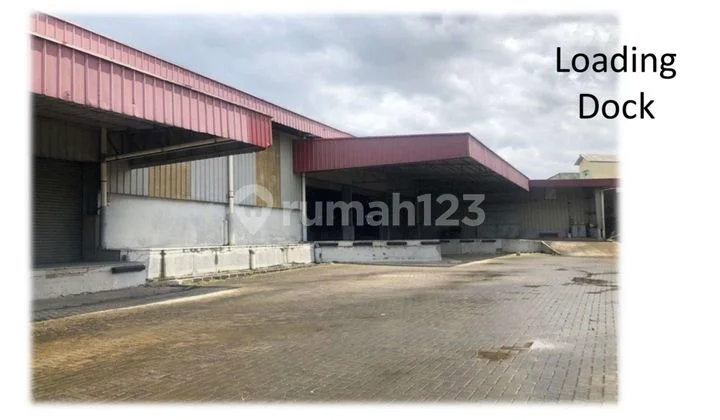 Gudang Jual Cepat Luas 1,2 Hektar Citeureup di Jalan Puspanegara SHM