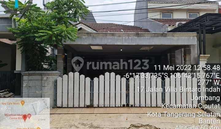 Rumah Murah di Villa Bintaro Jombang Tangerang Selatan
