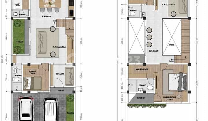 Rumah Asri Dekat Kawasan Bisnis di Taman Villa Meruya Jak Bar