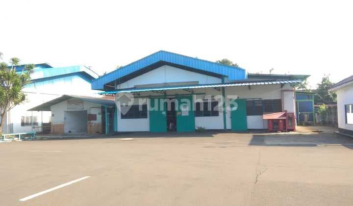 Ex Pabrik Dgn Total Lahan 16 Ha Dekat Akses Tol di Cikande