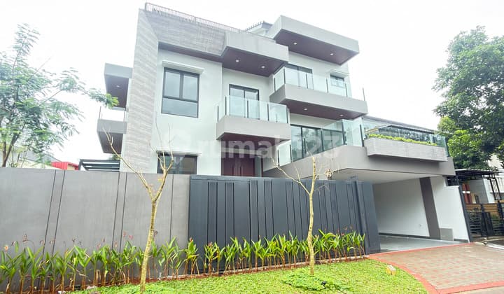 Rumah Hoek Dekat Akses Tol & Stasiun KRL di Delatinos BSD City