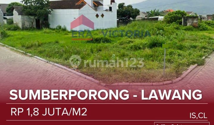 Tanah Kavling Hook Dalam Perumahan, Udara Sejuk, View Pegunungan Dekat Pasar Lawang, Stasiun Lawang, Kampus Politeknik Malang, Fasilitas Perumahan Lengkap (indomaret, Alfamart, Pujasera)