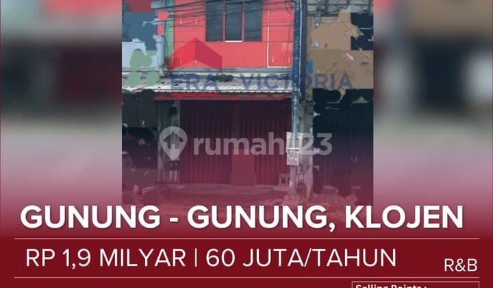 Ruko Jual Sewa Lokasi Poros Jalan, Strategis Kawasan Usaha Ramai Dekat Kampus Umm 2, Unmer Cocok Untuk Segala Usaha, Kantor