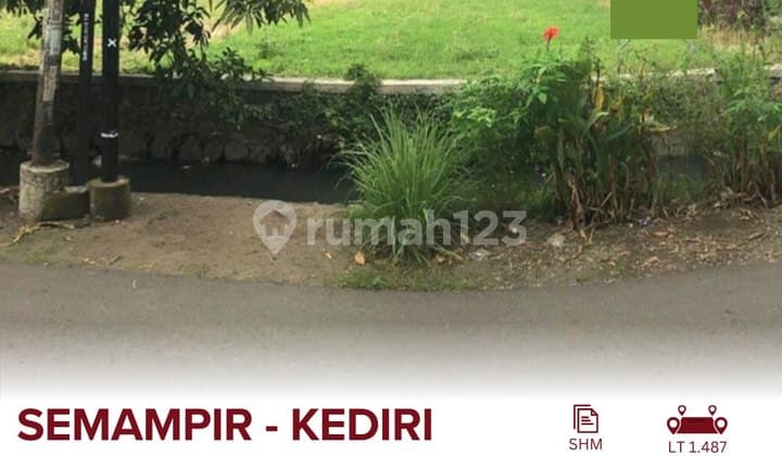Dijual Tanah Semampir Kota Kediri Kawasan Perdagangan Dekat Dengan Akses Jalan Provinsi