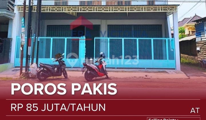 Ruko Disewakan Di Jalan Raya Pakis, Kawasan Ramai, Cocok Untuk Ekspedisi, Kantor, Kuliner, Bimbel, Bank, Dll, Dekat Pasar Pakis, Bank Mandiri, Exit Tol Pakis, Bandara