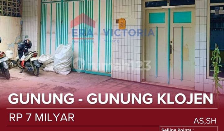 Rumah Jual Kawasan Ramai Dekat Kuliner Kawi, Mog,perbankan, Sekolah, Polsek, Rs Hermina Cocok Untuk Klinik, Playgroup, Guest House