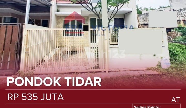 Rumah Dijual Di Pondok Tidar Karangwidoro. Udara Sejuk Pegunungan Kondisi Baru Direnovasi. Dekat Jalan Poros Karangwidoro. Cocok Untuk Keluarga Baru