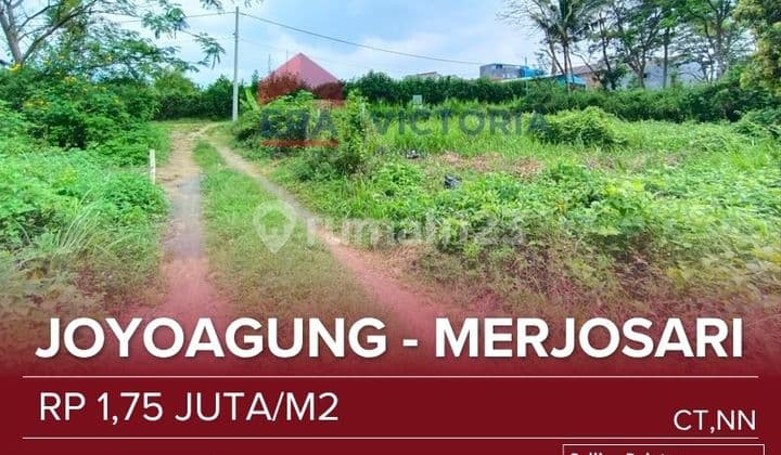 Tanah Kavling Lokasi Area Merjosari Cocok Untuk Dibangun Rukos Atau Rumah Tinggal Dekat Ke Thursina Islamic Boarding School, Univ. Gajayana, Uin, Unisma, Itn, Perum Vbt Dan Beberapa Cafe