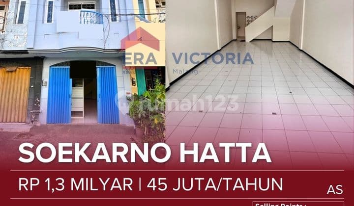 Lokasi Strategis Komplek Ruko Soekarno Hatta Kawasan Ramai Bisnis Cocok Untuk Kuliner, Kantor, Bisnis Lainnya