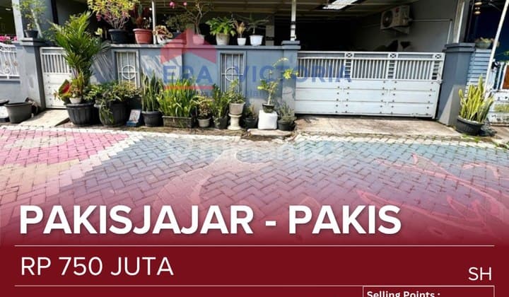 Rumah Jual Full Bangunan Renovasi Baru Di Perumahan Area Pakis Dekat Pasar Pakis, Industri Dan Pergudangan Kondisi Siap Huni . Layout Sangat Istimewa Lokasi Tenang Akses Jalan Lebar