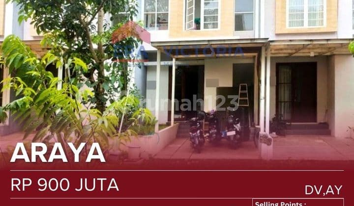 Rumah Jual Berada Di Perum Elit Lokasi Strategis, Fasilitas Lengkap Row Jalan Lebar Akses Mudah Tengah Kota Dekat Kampus Binus, Plaza Araya, Rumah Sakit Persada
