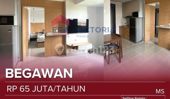 Disewakan Unit Apartemen Begawan. Kondisi Terawat, Layout Luas, Lokasi Strategis Cocok Untuk Berkarya Dan Tempat Tinggal