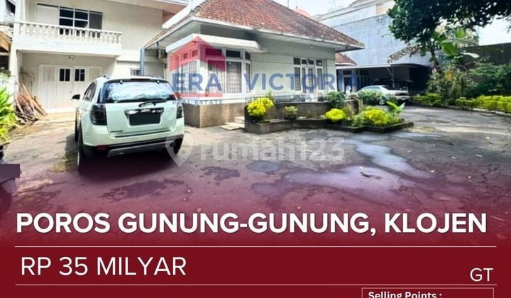 Rumah Dijual di Kawasan Jalan Ijen Pusat Kota Malang, Lokasi Premium yang Jarang tersedia. Posisi Nol Jalan (Main Road) Memberikan Nilai Strategis Tinggi, Baik untuk Hunian Prestisius Maupun Investasi Jangka Panjang.