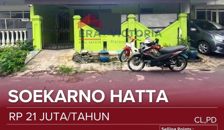 Rumah Sewa Dalam Perumahan Area Soekarno Hatta Lowokwaru Lingkungan Nyaman Dan Tenang Fasilitas Perumahan Lengkap Dekat Rumah Sakit Ub, Kampus Asia, Ub, Polinema, Kuliner Soehat Cocok Untuk Kontrakan Mahasiswa, Pekerja, Pasangan Muda