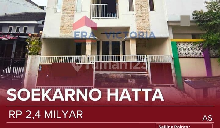 Rumah Kos Aktif Lokasi Strategis Dekat Area Usaha Poros Soekarno Hatta. Area Favorit Pekerja dan Mahasiswa Cocok untuk Passive Income, Investor Pemula dan Berpengalaman, bisa Dikelola Secara Jarak Jauh.