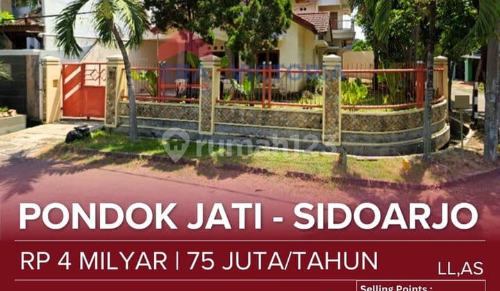 House in a Sidoarjo City Center Housing Complex, Located on a Twin Road, Hook Position Near Delta Surya Hospital, Sidoarjo Toll Exit, Lippo Mall. Comes with a Water Tank.