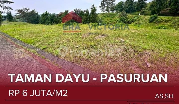 Tanah Kavling Dalam Perumahan Elit One Gate System Hawa Sejuk Pegunungan Selangkah Ke Kuliner Taman Dayu