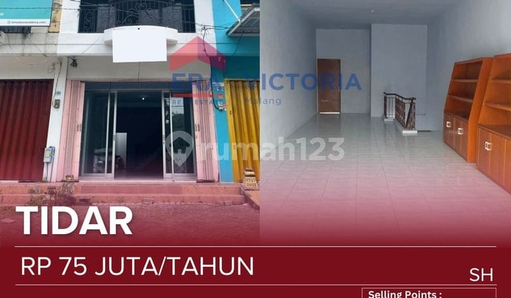 Ruko 2 Lantai Strategis - Raya Tidarkesempatan Emas untuk Kembangkan Bisnismu di Lokasi Pinggir Jalan dengan Traffic Ramai ✨Cocok untuk Kuliner, Kantor, Klinik, Maupun Usaha Jasa.