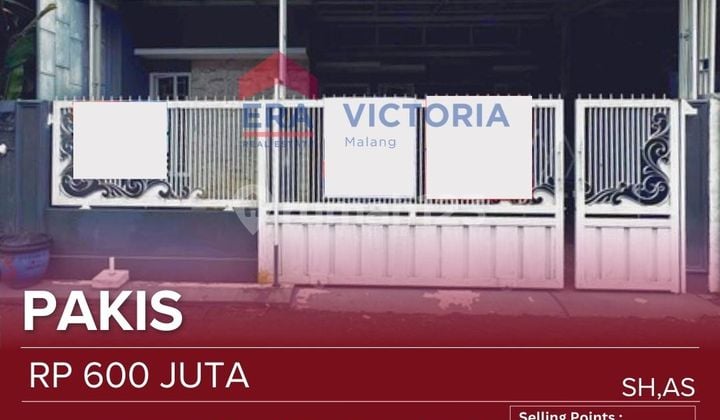 Rumah Jual Perumahan Elit One Gate System Dekat Tol Pakis dan Kawasan Industri Akses Jalan Lebar Furnish (Tempat Tidur Kamar Depan + Lemari) Cocok untuk Keluarga Kecil, Mahasiswa