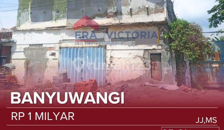 Land for Sale in Banyuwangi Area, Densely Populated Region Near Kampung Mandar Museum, Star Cineplex, Suitable for All Kinds of Businesses