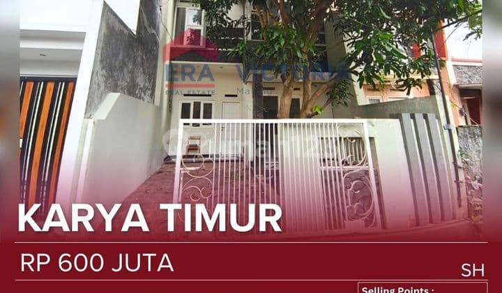 Rumah Jual Dalam Cluster Area Blimbing Suasana Tenag dan Nyaman Akses Tengah Kota Dekat Pasar Blimbing, Stasiun Blimbing, Platinum Badminton Karya Timur
