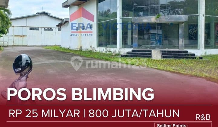 Ruang Usaha Lokasi Strategis Poros Jalan Besar Dilalui Akses Kendaraan Besar, bisa untuk Berbagai Macam Usaha Daerah Bebas Banjir. Ada Gudang Luas Dibagian Belakang
