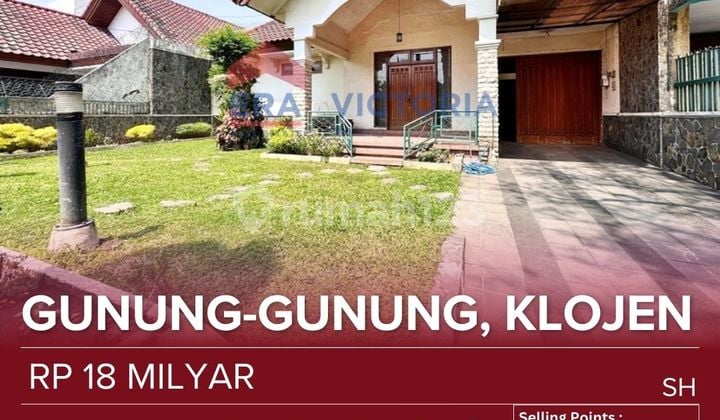 Rumah Jual Lokasi Strategis Kawasan Sekolahan, Kuliner, Dan Bisnis Akses Mudah Dalam Kota Malang. Ada 1 Ruang Kerja, Ada Pavilion : 2 Lt, 3kt, 2km