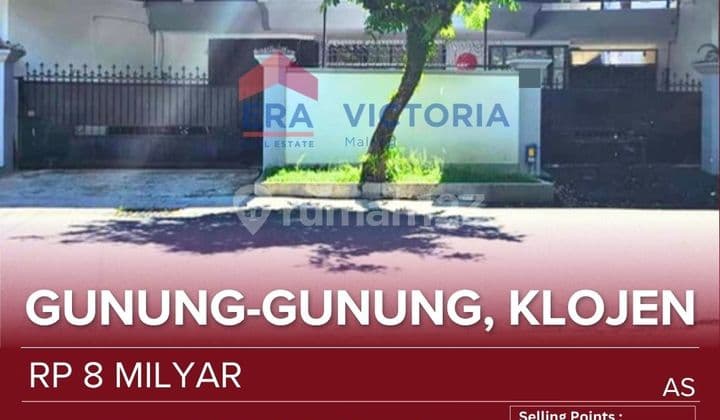 House for Sale Premium Location Mountains Klojen (Central Malang City)
