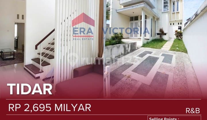 Rumah Jual Area Tidar 5 Menit Ke Malang City Point, Sekolah Charis, Unmer Malang, 10 Menit Ke Univ Brawijaya, Transmart Mx, Matos