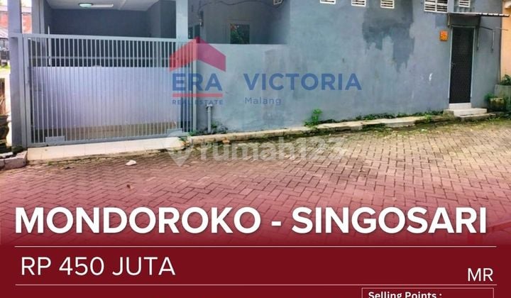 Rumah Jual Dalam Perumahan, Row Jalan Lebar Akses Mudah Dekat Tol Singsosari, Tol Lawang, Sekolahan, Rumah Skiat Pusat Perbelanjaan Cocok untuk Hunian Keluarga Kecil