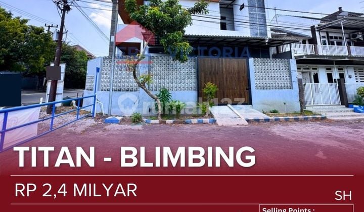 Rumah Jual Posisi Pojokan Kondisi Istimewa Siap Huni Kawasan Tenang Dan Nyaman Dekat Kuliner Sulfat, Rumah Sakit Puri Bunda Akses Mudah Tengah Kota